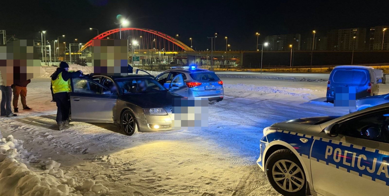 Graffiti wojna pseudokibiców zakończona interwencją policji