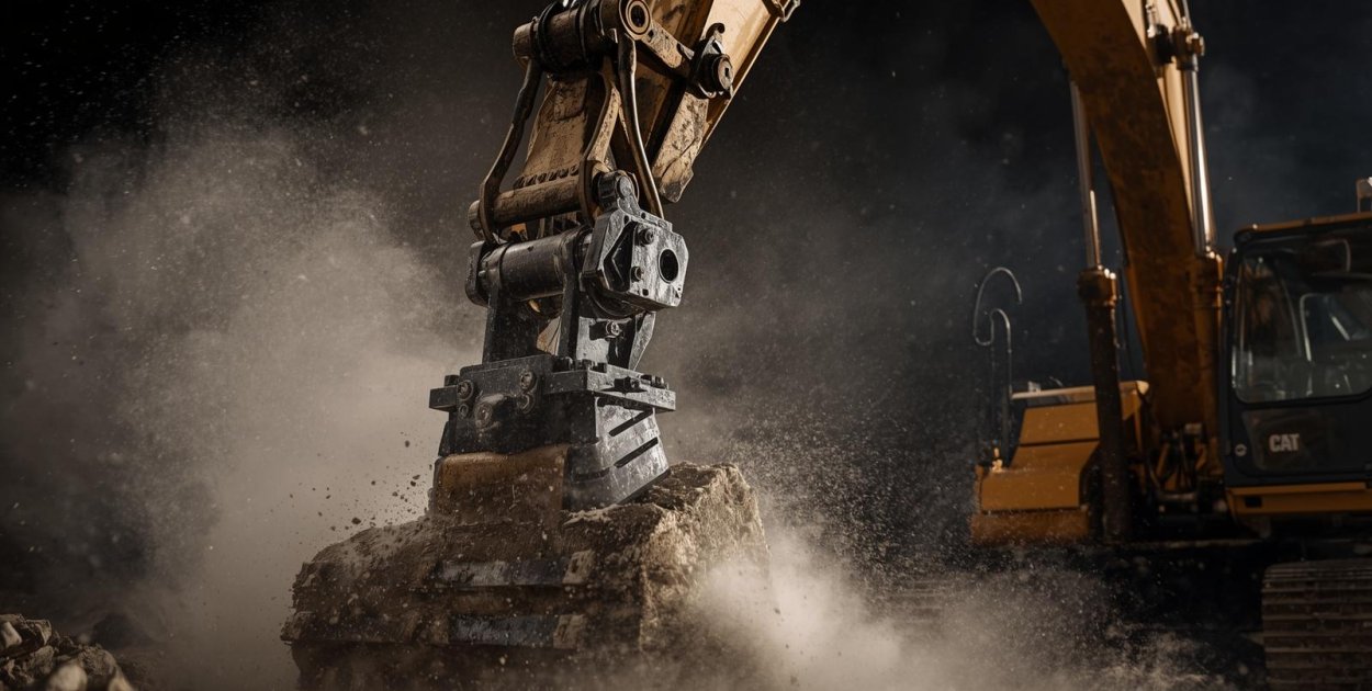 Młot wyburzeniowy do koparki – jak dobrać model, który realnie zwiększy wydajność