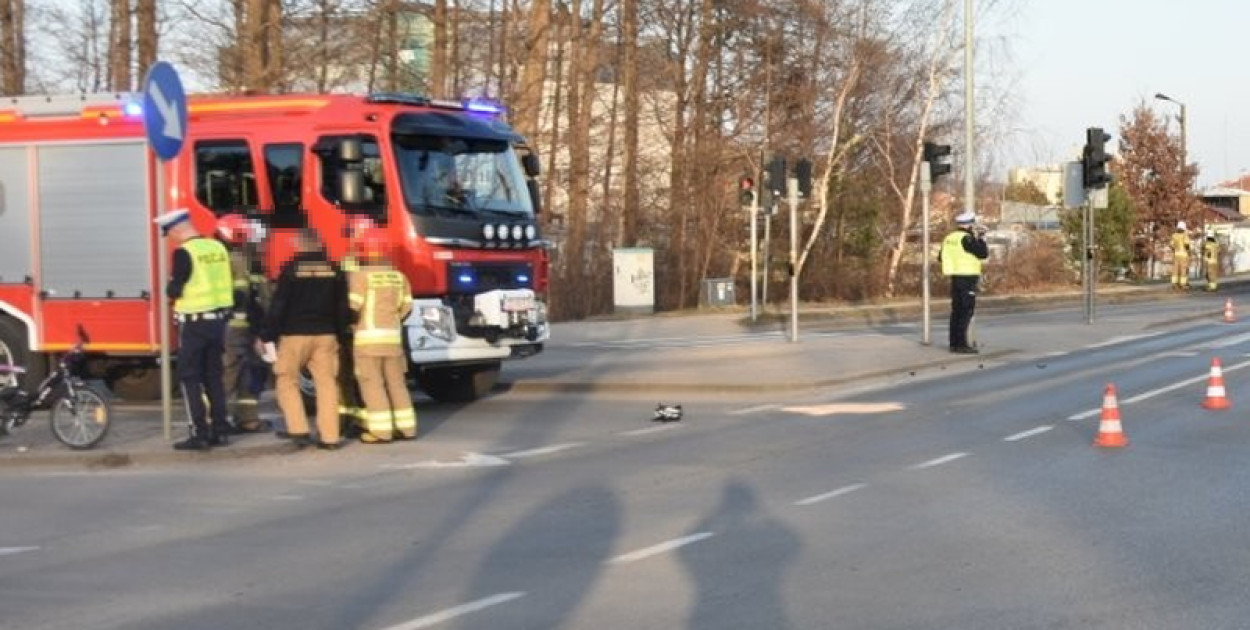 Wypadek w Wejherowie z udziałem 9-latki. Policja apeluje o bezpieczeństwo