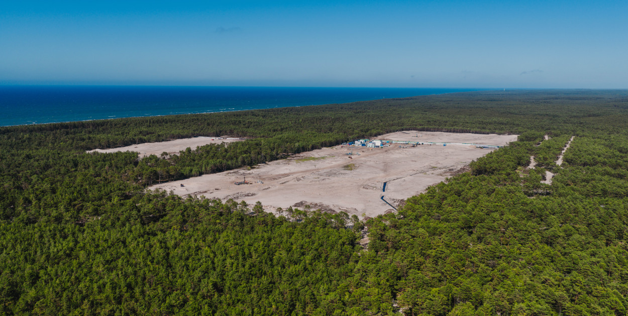Dostęp do plaż w Słajszewie. Jest stanowisko Polskich Elektrowni Jądrowych