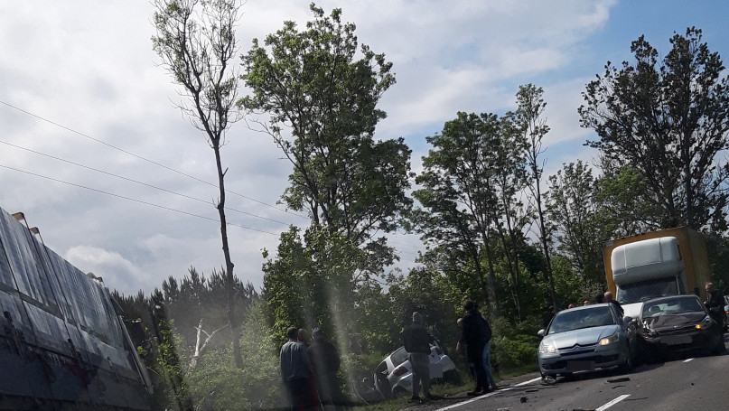 Groźny wypadek w miejscowości Bożepole Małe